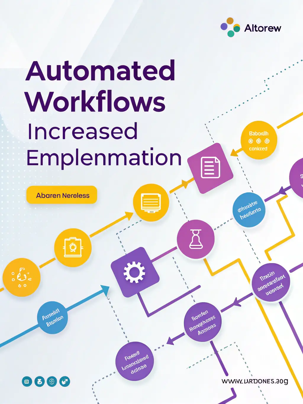 An image depicting automated workflows, showing data flowing seamlessly between different software applications, representing operational efficiency.